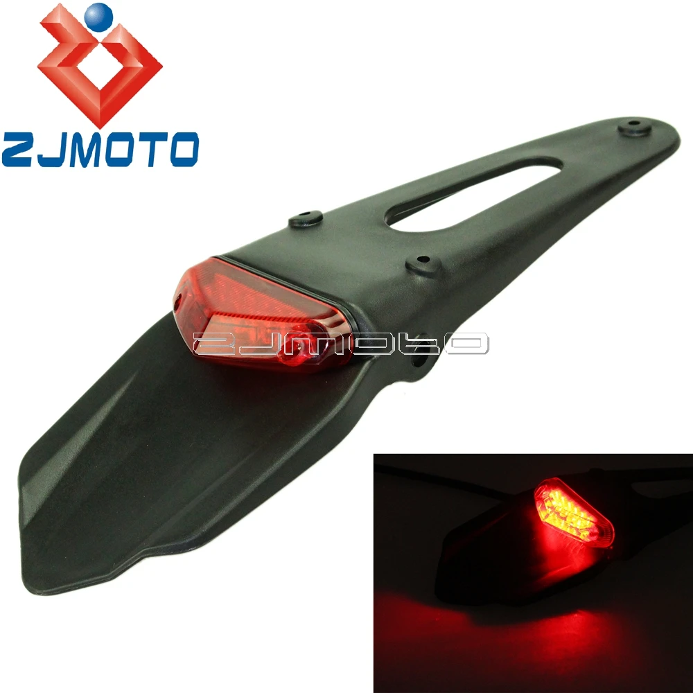 Dirt Bike LED Tailight Универсальный внедорожный мотоцикл Задняя Тормозная Пластина мини