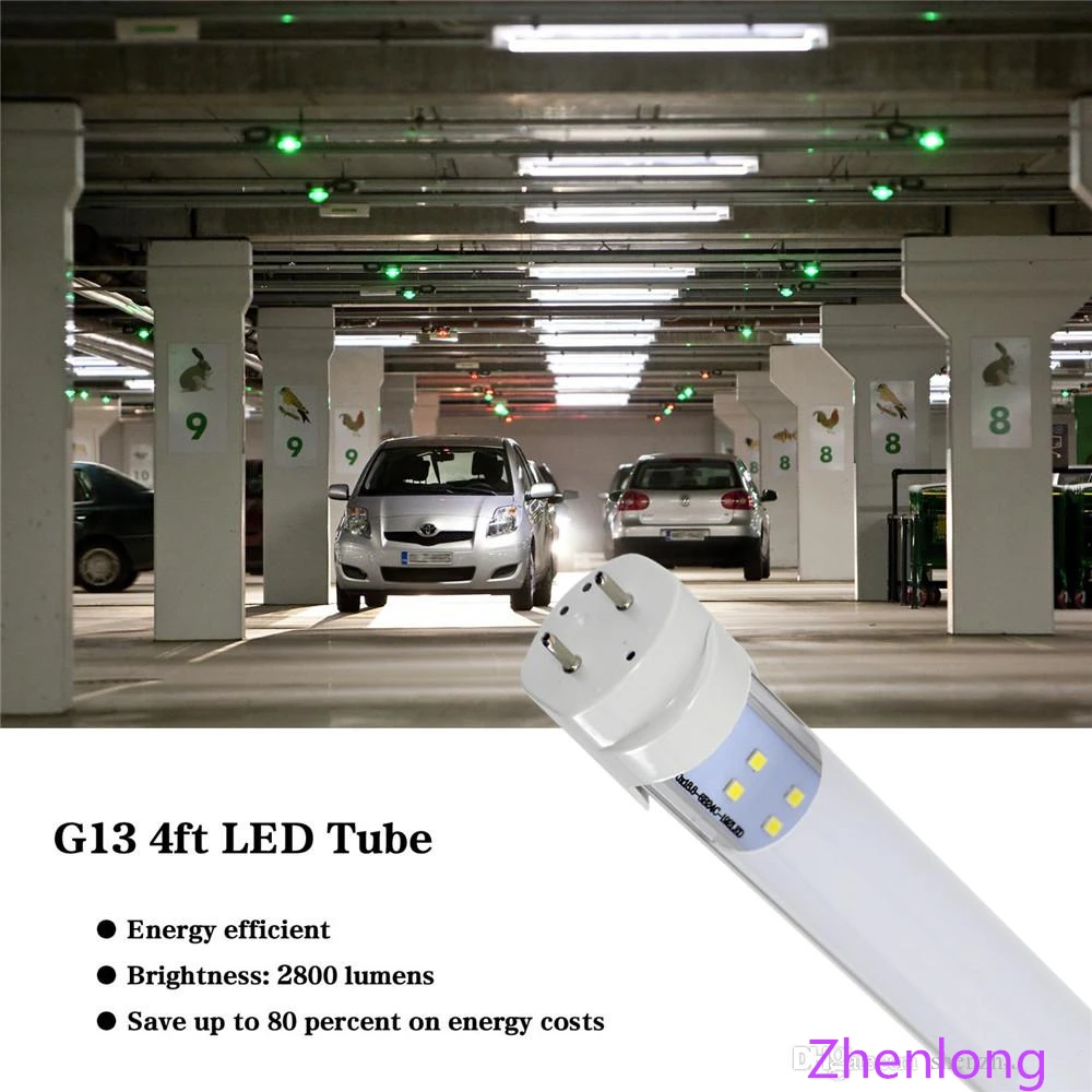 Светодиодный T8 трубка 4FT 25w 28w 36W 2800LM SMD2835 192 светодиодный S светильник лампа 4 фута 1 2