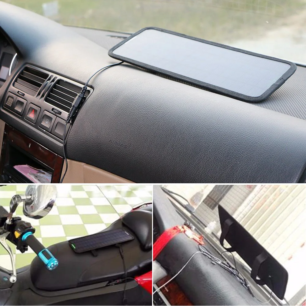 18V 4 5 W Портативный Панели солнечные Мощность автомобиль Лодка Батарея Зарядное