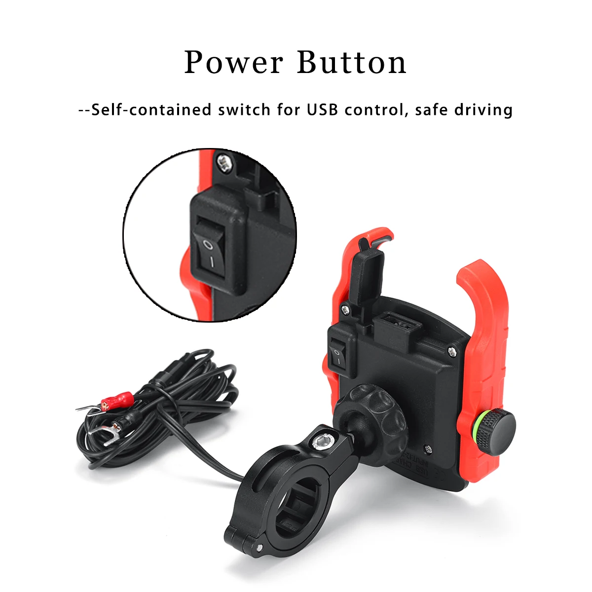 Держатель для велосипеда QC3.0 USB зарядное устройство подставка Руля Мотоцикла