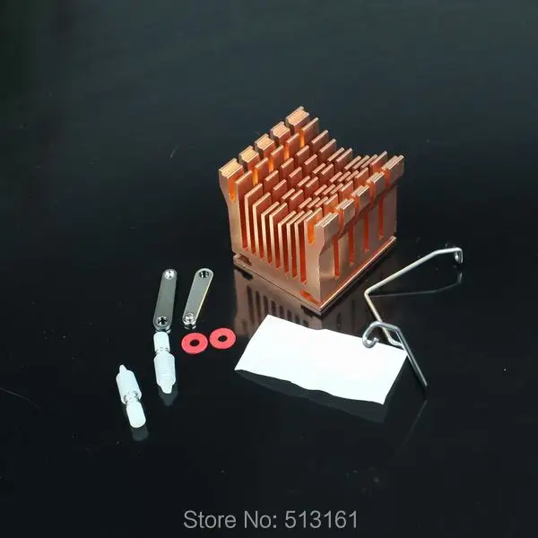 Алюминиевый радиатор охлаждения 5 шт. золотой | Компьютеры и офис