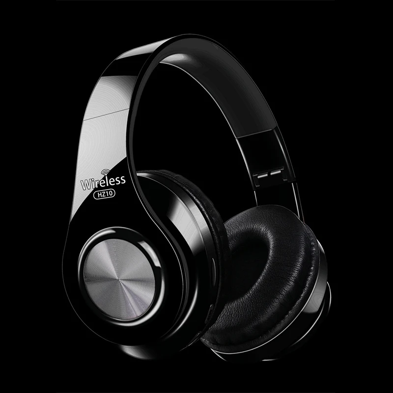 Наушники Bluetooth гарнитура Беспроводная FM радио TF карта HIFI наушники вызов бас с микрофоном складной длительный срок службы батареи