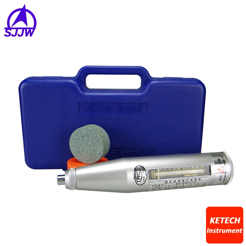 HT225 высокое качество sufiometer бетонный Отскок Молоток тест er бетонный отскок тест Schmidt Hammer(инженерный пластиковый чехол