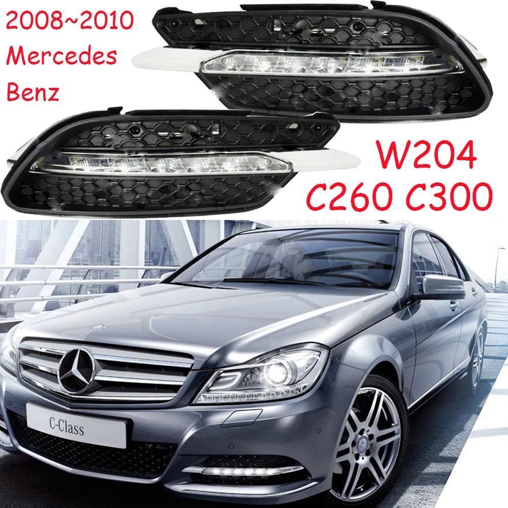 LED 2008 ~ 2010 W204 дневной свет противотуманный фара 190E 200 T 280TE A200 B180 B200 задний фонарь C260