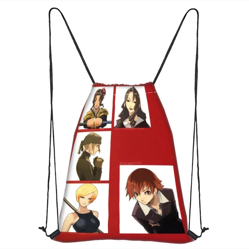 

New Custom Baccano Printing Backpack Travel Beach School Multi-function Satin Drawstring Bag Custom You Image