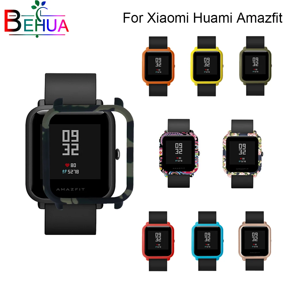 Ультратонкий цветной чехол для Huami Amazfit Bip PIT Lite youth часов с яркой оправой роскошных