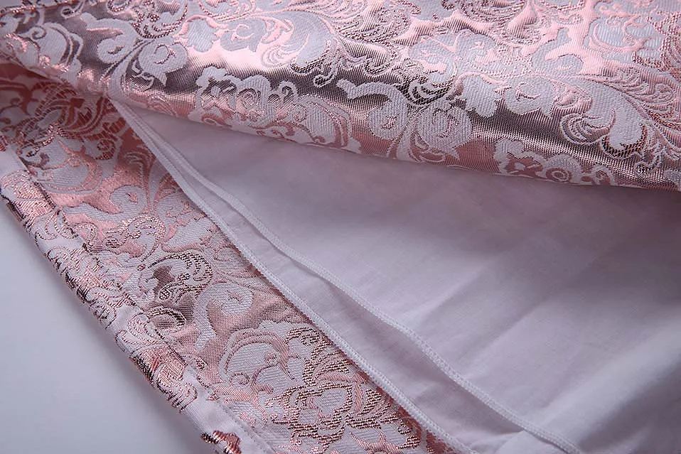 Pettigirl Summer Sleeveless Pink for Girls Dress Pearl Jacquard Floral Wedding Elegant Kids Baby Children Clothing GD81125-335F | Детская