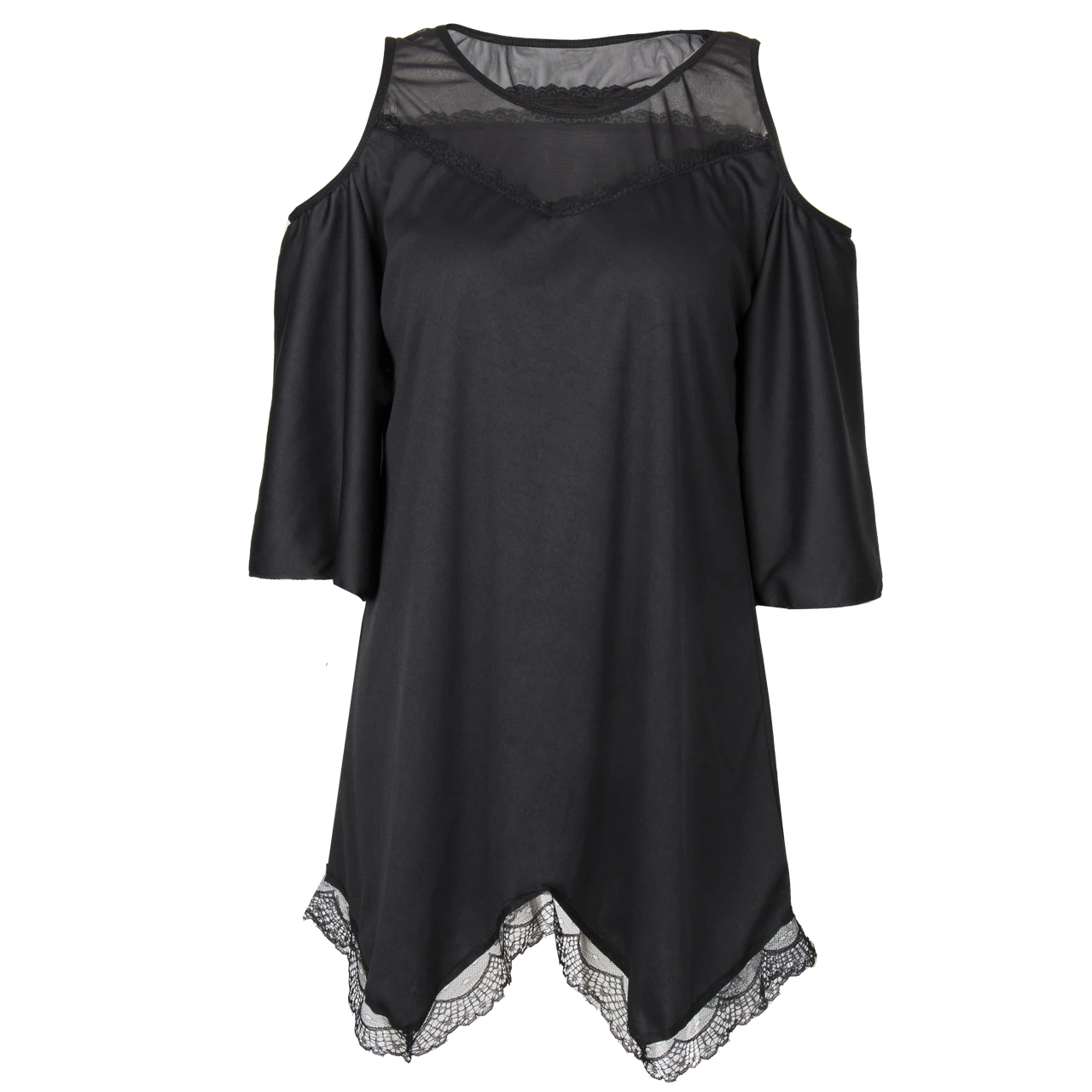 Женское короткое Кружевное платье-мини размера плюс сексуальная женская одежда