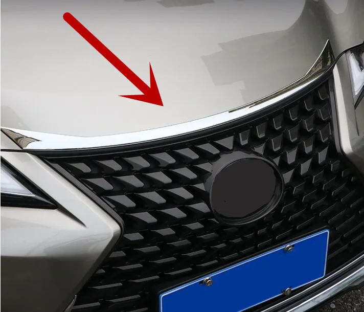 ABS Хром Передняя решетка бампера капот крышка двигателя планки для 19 Lexus UX UX200 UX250h UX260h