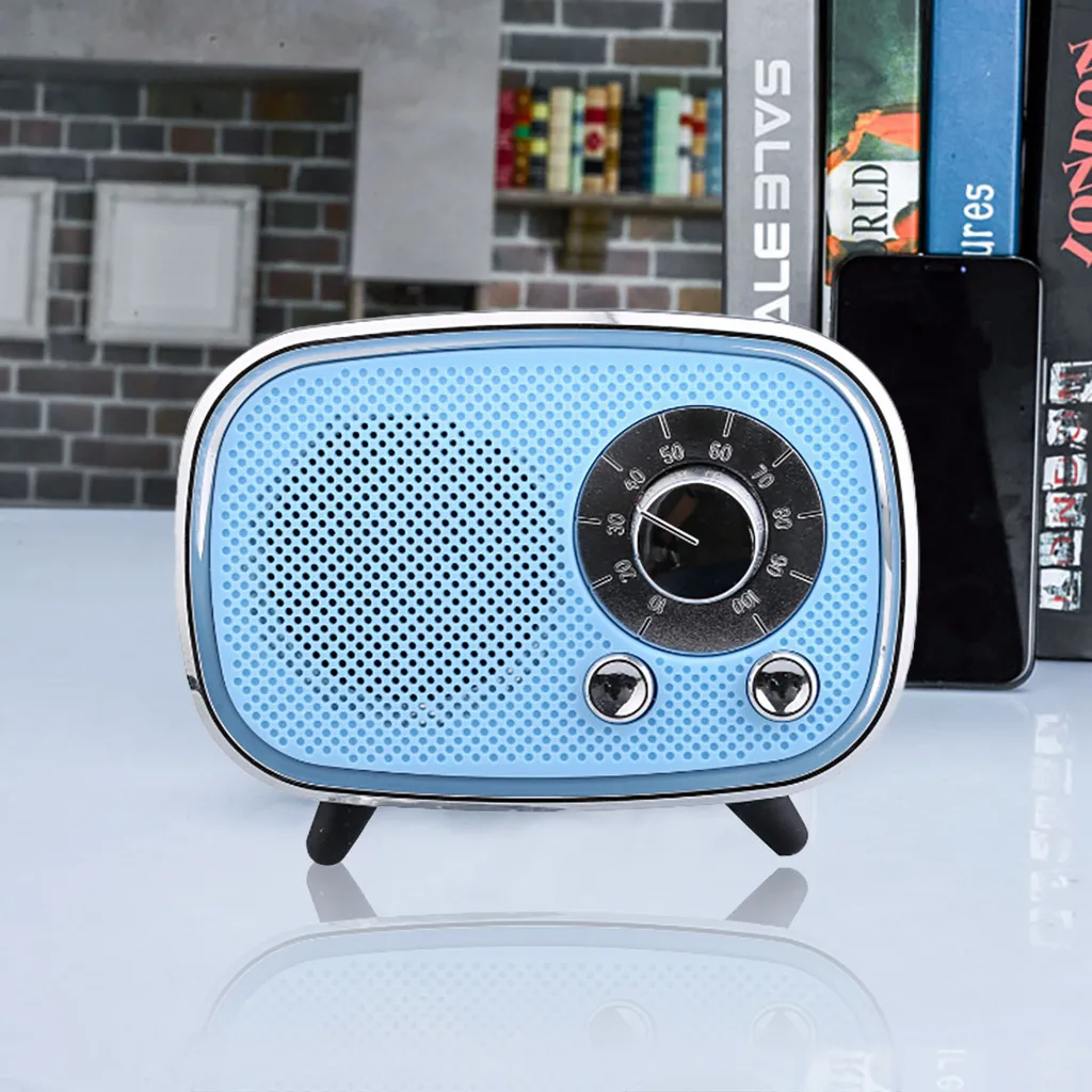 Портативный беспроводной мини-динамик USB радио Fm Bluetooth громкая связь поддержка