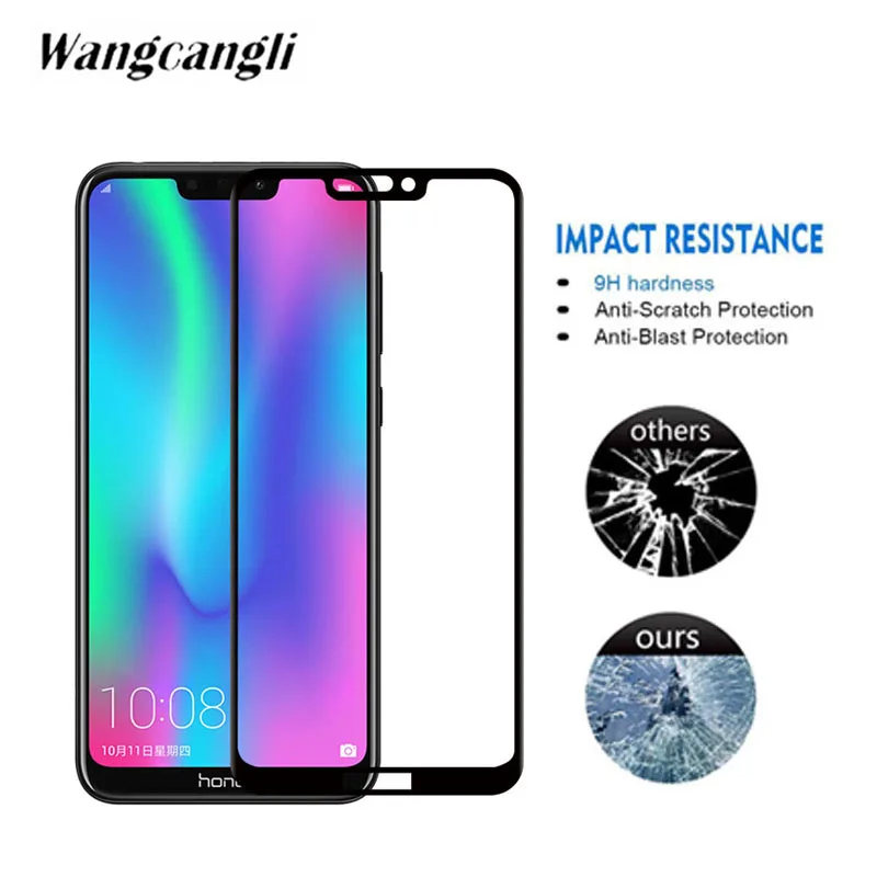 HD Мягкий край для Huawei Honor 8X 8C 7X 7C полное покрытие из углеродного волокна
