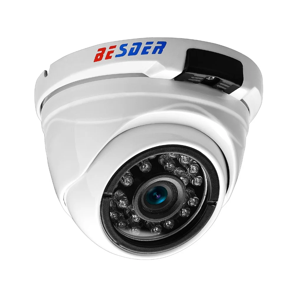 Besder широкоугольная ip камера 2 8 мм 720 P 960 1080 металлический чехол IP67 видеонаблюдения