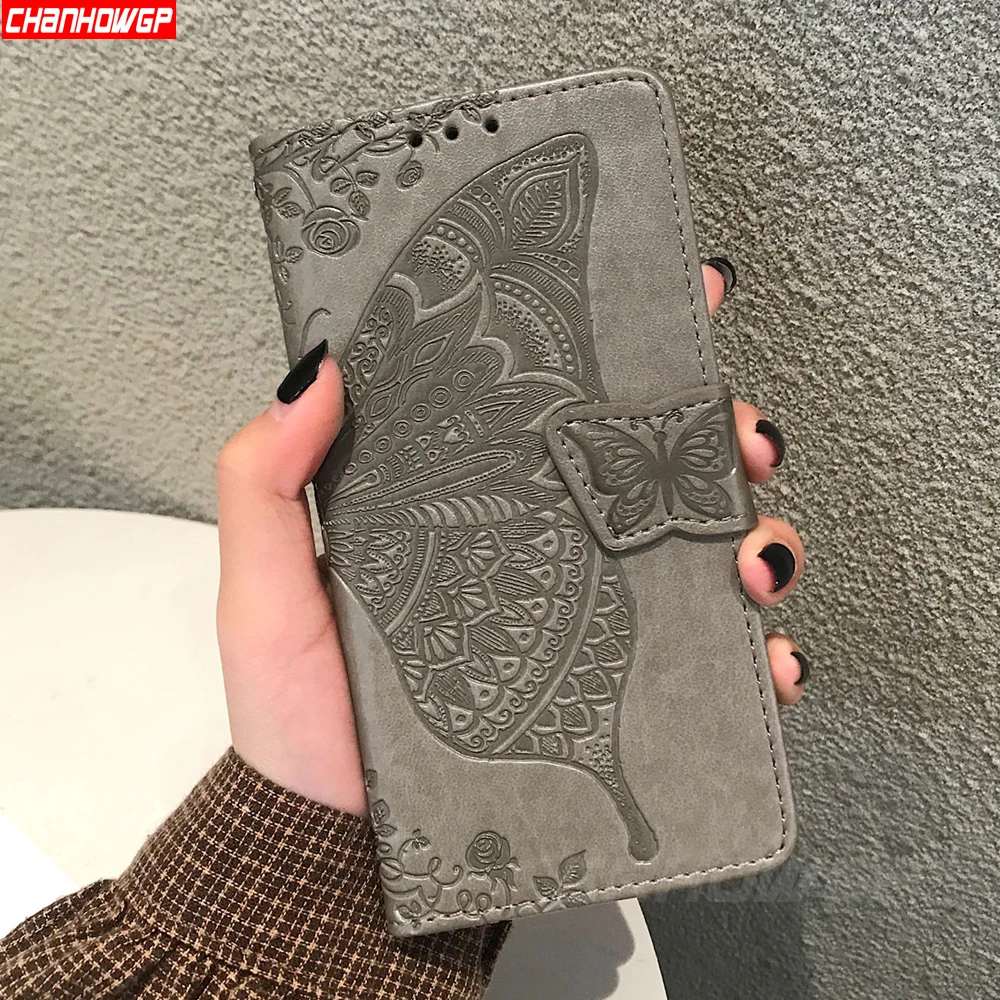 Роскошный чехол бумажник с объемными цветами для iPhone 11 Pro Max X XR XS чехлы бабочки 6 6s 7