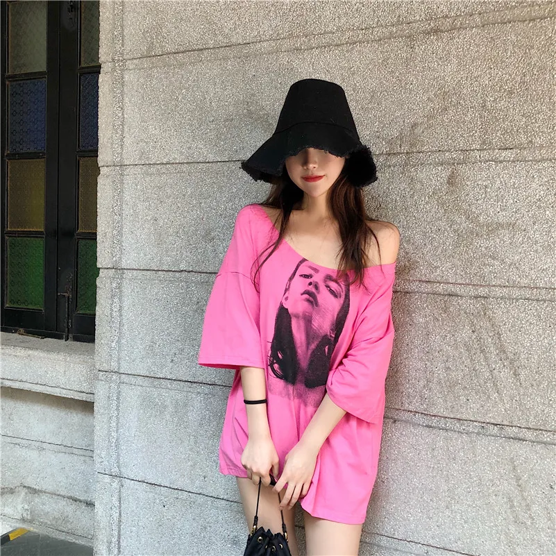 Женская футболка с коротким рукавом и круглым вырезом в стиле Харадзюку | одежда