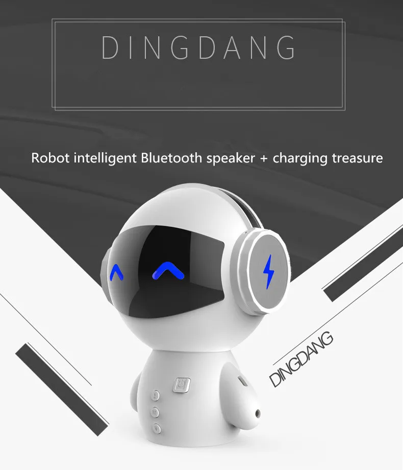 Робот Bluetooth стерео телефон Беспроводная мини карта бас компьютер маленькие колонки