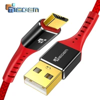 5v2a micro usb cabletiegem fast charging mobile phone usb charger cable 1m 2m 3m data sync cable for samsung htc lg android