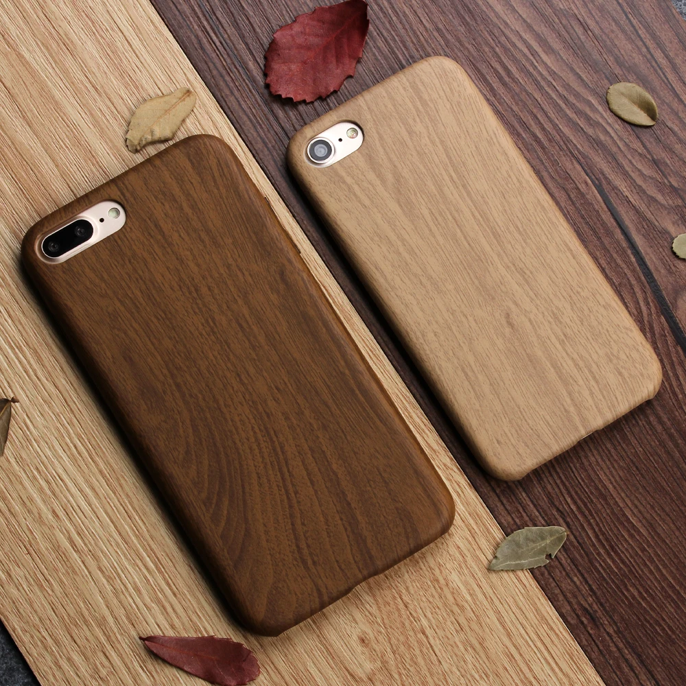 Роскошный чехол Keysion из ТПУ с деревянным узором для Apple iPhone 8 Plus 7 имитацией