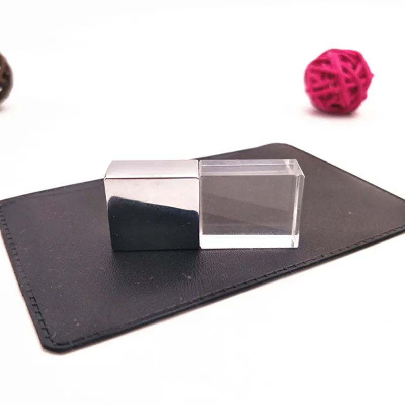 

2019 Custom LOGO Metal Mini Crystal Glass USB 2.0 Memory flash stick pen drive usb drive