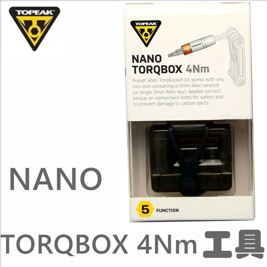 TOPEAK NANO TORQBOX 4 нм/5 нм/набор инструментов 3 / 5 мм hex &amp T20 T25 Torx TT2561 TT2562 | Спорт и