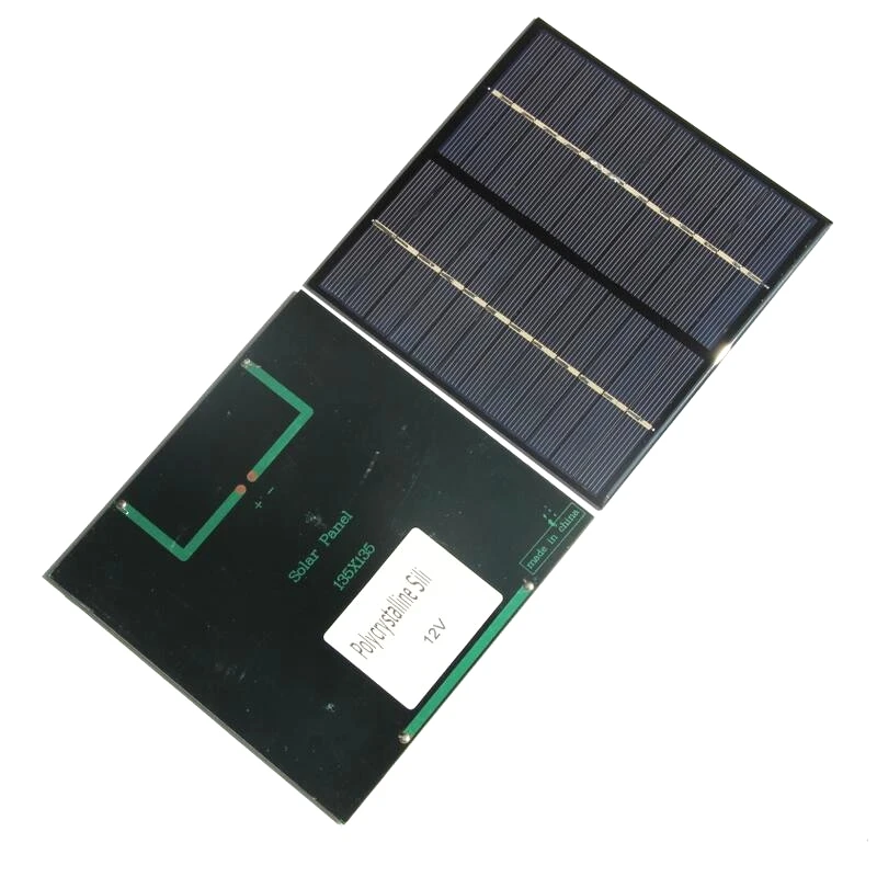 

BUHESHUI 2.8W 1 2V Polycrystalline Mini Solar Cell DIY Solar Panel System Charger Epoxy 10pcs/lot 135*135*3MM Free shipping