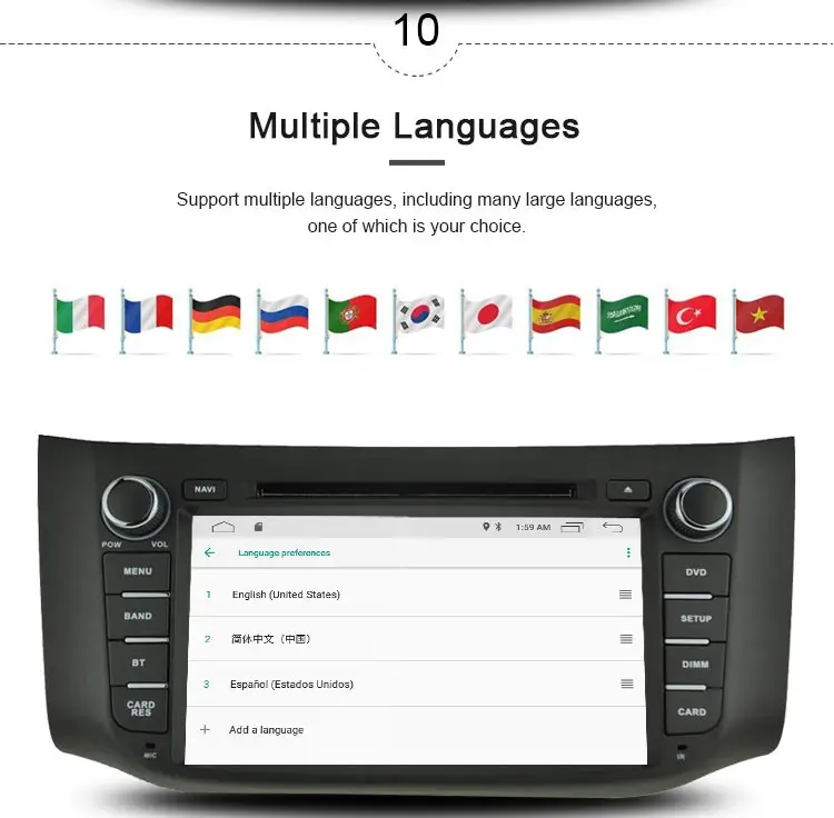 JDASTON Android 10.0 Car DVD Player For Nissan Sylphy Sentra 2012- Pulsar Multimedia GPS Navigation 2 Din Car Radio Stereo