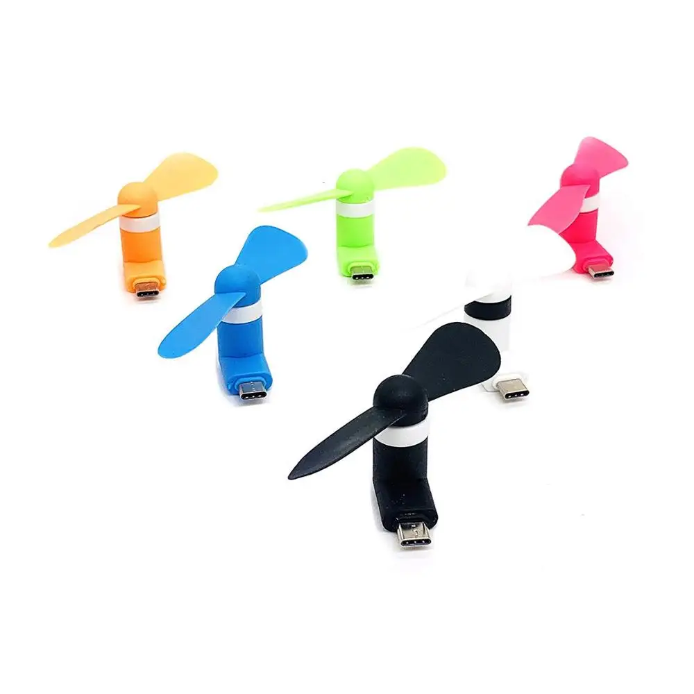 EHuuGie 6 Packs USB Type C Mini Fan for Cell Phones Portable Hand LG G5 g6 galaxy S10.Note 9/Note 8 | Компьютеры и офис