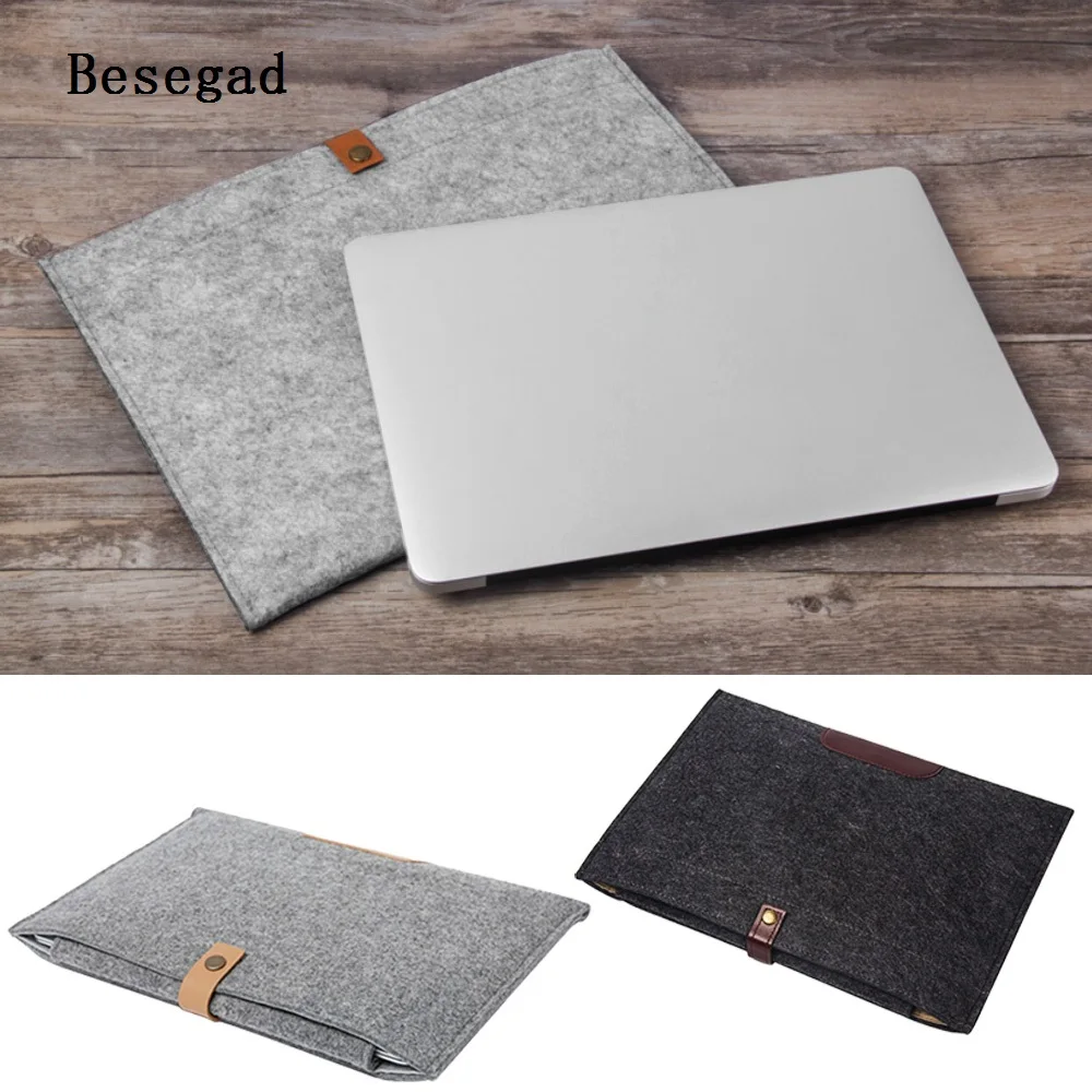 Ультратонкий защитный мягкий чехол Besegad чехол-сумка для Apple Macbook Mac book Pro Retina Air Laptop