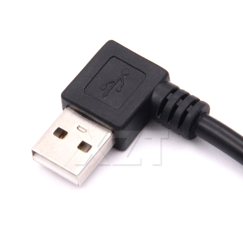 1 шт. 90 градусов штекер-гнездо левый угловой адаптер USB 2 0 AM/AF новый разъем для
