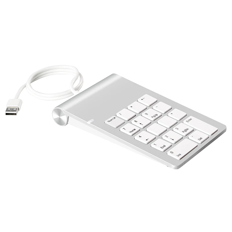 Проводной мини USB цифровой клавиатуры HUB Numpad 18 клавиш Для iMac/MacBook Air/Pro ноутбука PC