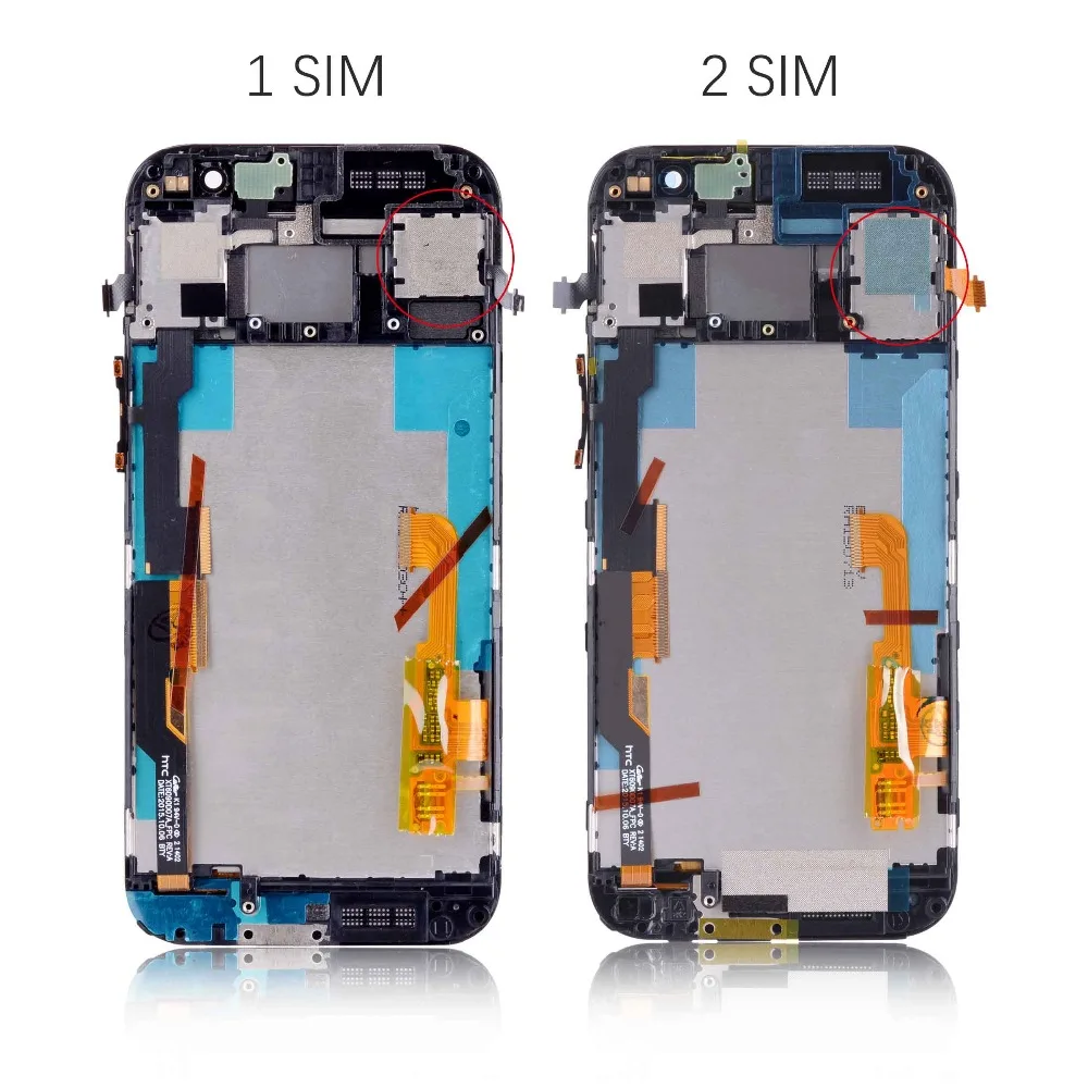 5,0 дюймовый ЖК-дисплей с рамкой для htc One M8 ЖК-дисплей с сенсорным экраном дигитайзер Запасные части для htc M8 ЖК-экран 831C