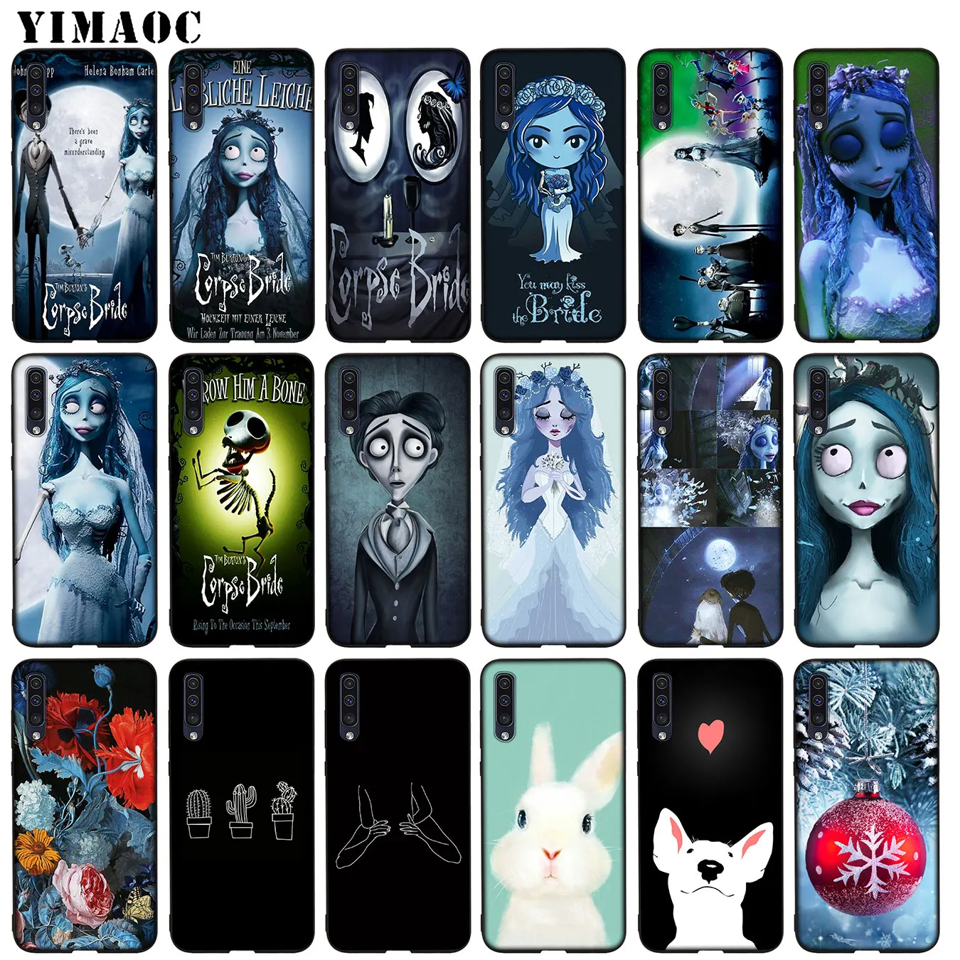Мягкий силиконовый чехол YIMAOC для Samsung Galaxy A70 A60 A50 A40 A30 A20 A10 A50S A40S A30S A20S A10S черный