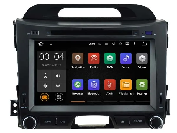 Android 9 0 автомобильный аудио dvd плеер для KIA SPORTAGE 2010 2014 gps Автомобильный