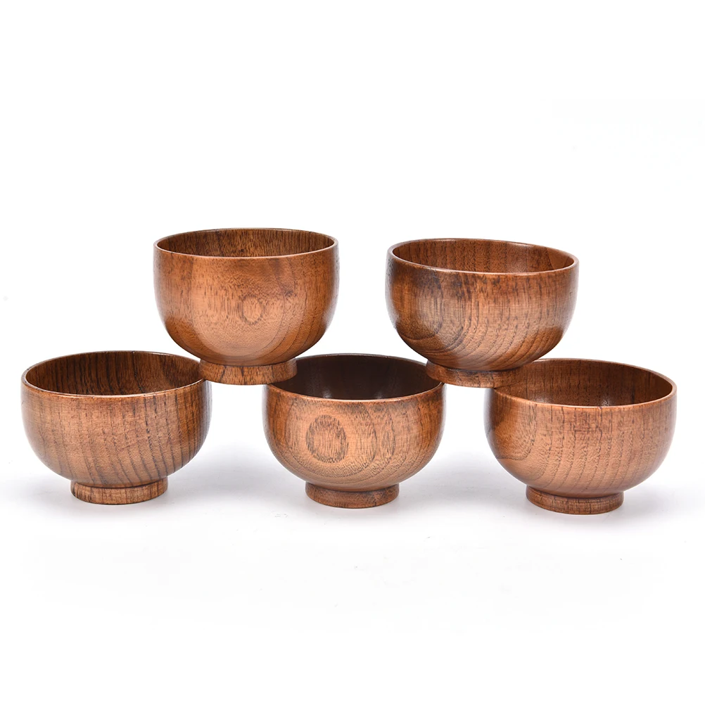 1 шт. оригинальная Деревянная миска суп/салат рисовые миски для лапши натуральная