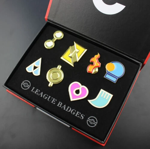 8 шт./лот мультфильм Аниме Покемон карманная Лига набор значков карманные монстры