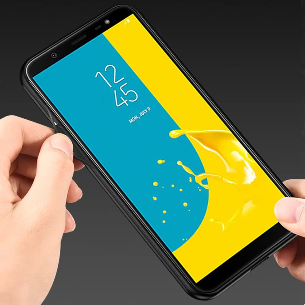 Роскошные тканевые чехлы для телефонов Samsung Galaxy A9 A7 A6 Plus 2018 ультратонкая Мягкая