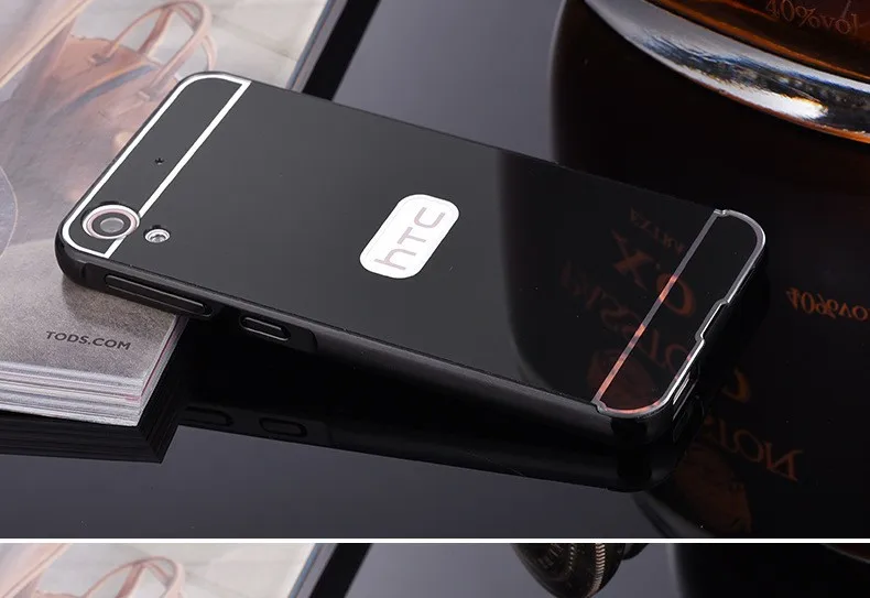 Для HTC Desire 820 826 816 626 828 620 530 One M8 роскошный позолоченный бронированный Алюминиевый