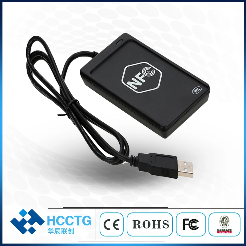 ACS внешний USB Бесконтактный NFC Смарт RFID кардридер записывающее устройство