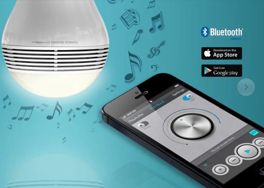 MIPOW PlayBulb беспроводной Bluetooth 4 0 динамик умный светодиодный новый декоративный