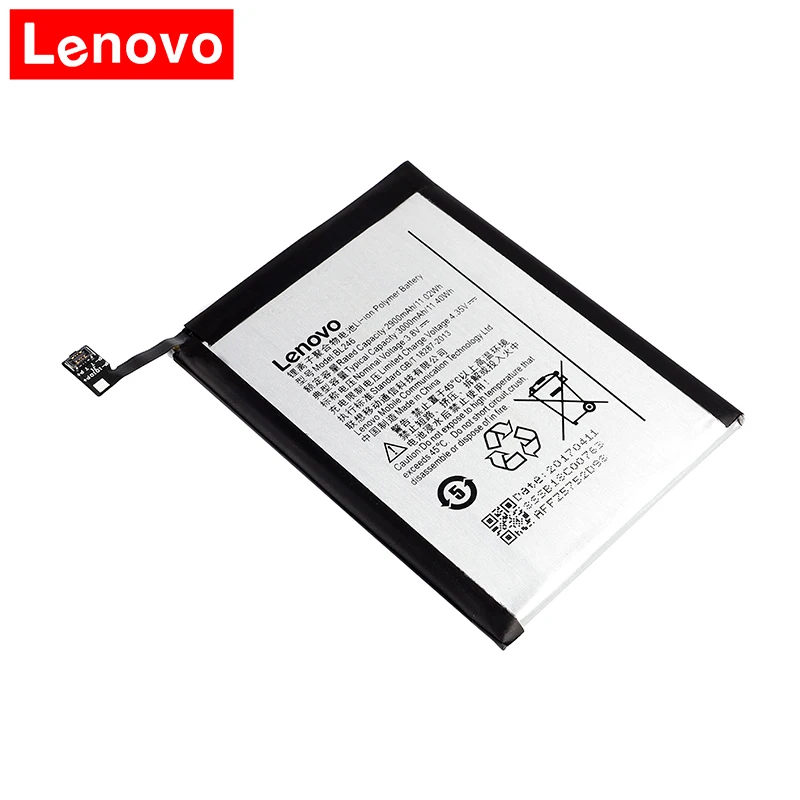 2018 оригинальный BL246 аккумулятор 3000 мАч для Lenovo Vibe Shot Max Z90 3 с номером