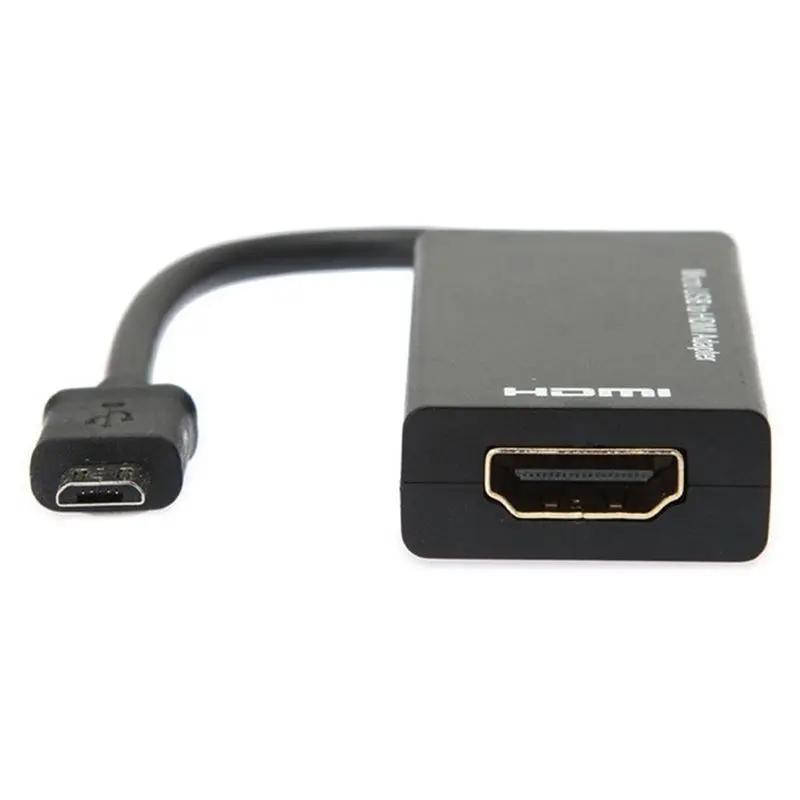 Адаптер Micro-USB в HDMI для монитора телевизора 1080P HD аудио кабель и видео конвертер