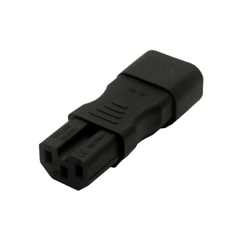 Новый переходник IEC 320 C14 папа мама для чайника C15| |