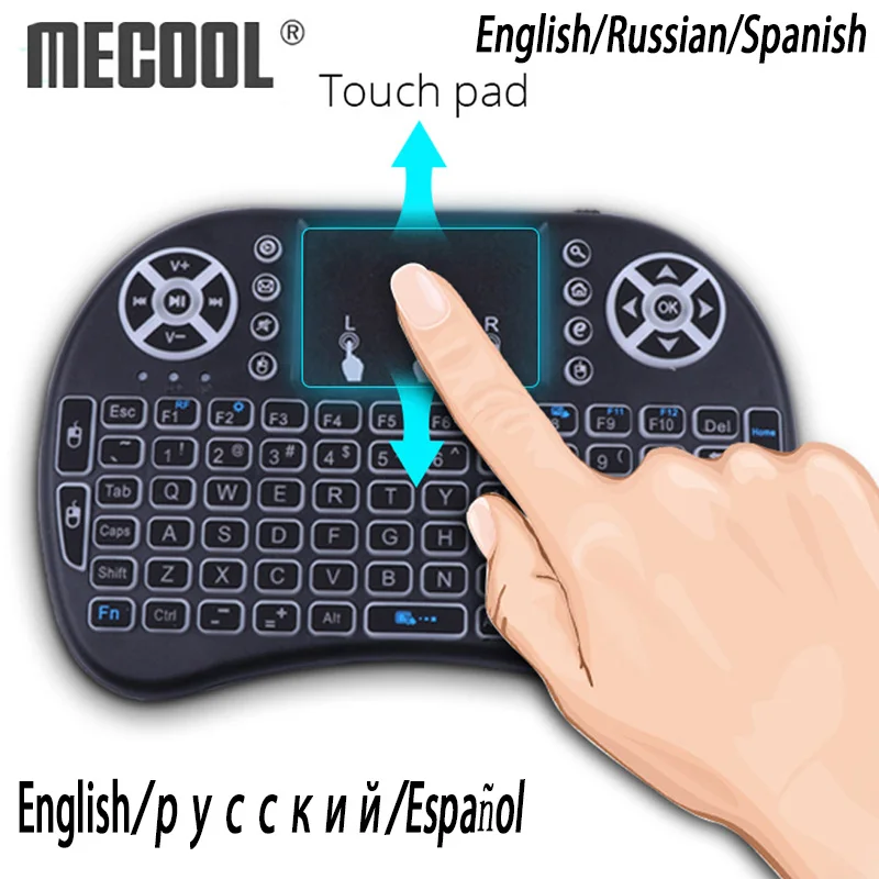 Мини клавиатура i8 игровая Беспроводная с подсветкой 2 4 ГГц|Пульты ДУ| |