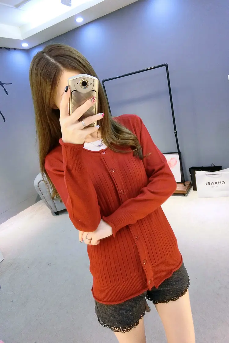 YUNSHUCLOSET, дизайн, кашемировый шерстяной кардиган, воротник для завивки, вязаная рубашка, Повседневный трикотаж
