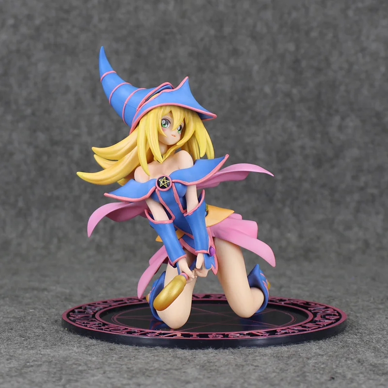 Yu-Gi-Oh фигурка темного волшебника девушка фигурка игрушки Мана с крылатым Kuriboh Дуэль город аниме модель куклы