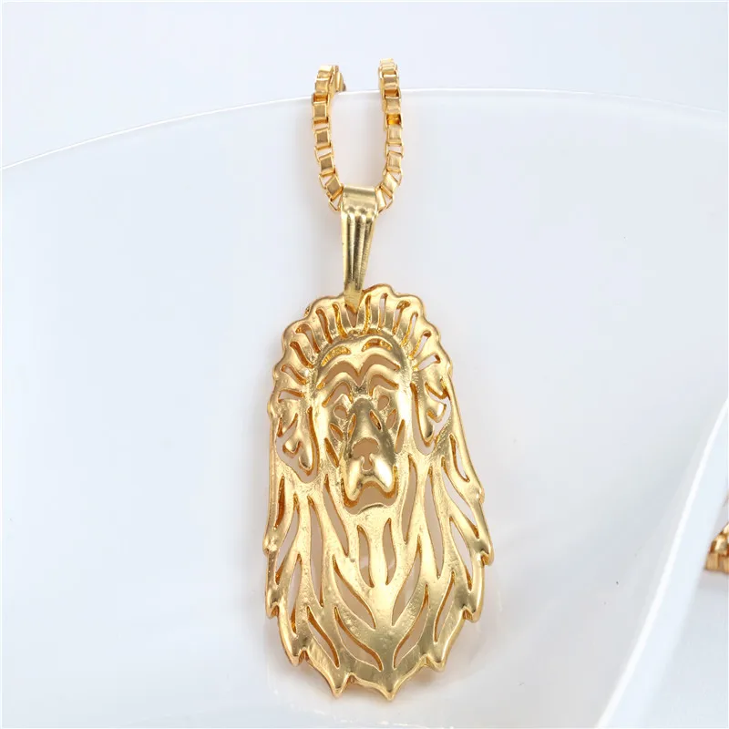 Тибетская собака мастифф кулон золотистого цвета ожерелье чокер для любителей