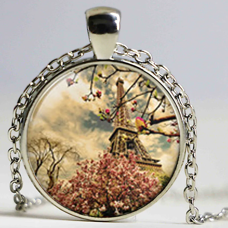 Эйфелева башня с подвеской в форме колье кулоном ожерелье для женщин ювелирные
