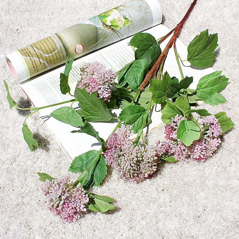 3 головки/ветка Leucospermum искусственные цветы для украшения свадьбы Искусственные цветы Пластиковые поддельные цветы Флер искусственное