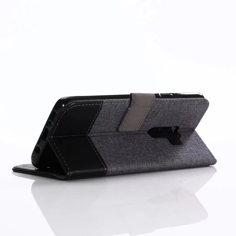Retro Jean Cow Wallet Leather Case For Iphone XR XS MAX X 8 7 Plus 6 Galaxy S10 S10e Cloth Dual Flip Cover 50pcs | Мобильные