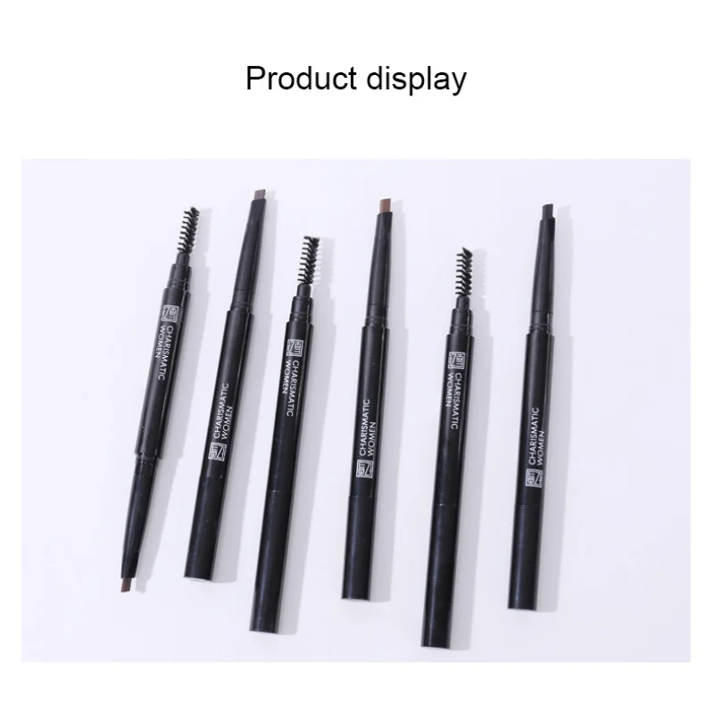 Карандаш для бровей с двойной головкой косметика натуральный водонепроницаемый