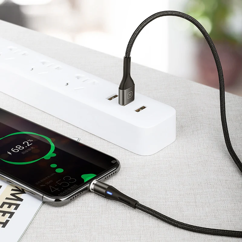 KUULAA Магнитный кабель Micro USB 2.4 Быстрый зарядный адаптер для Xiaomi Redmi Note 5 телефона